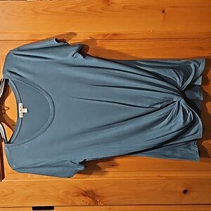 Women's Nine Britton Size Small Green Knot Detail Top